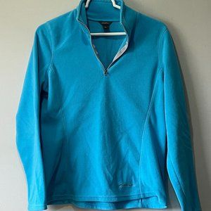 Eddie Bauer Small 1/4 Zip Fleece Sweatshirt Pullover Long Sleeve Women's